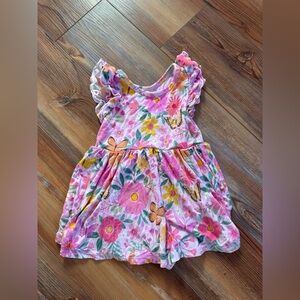 Little Sleepies 6-12M Flutter Twirl Dress with Bodysuit